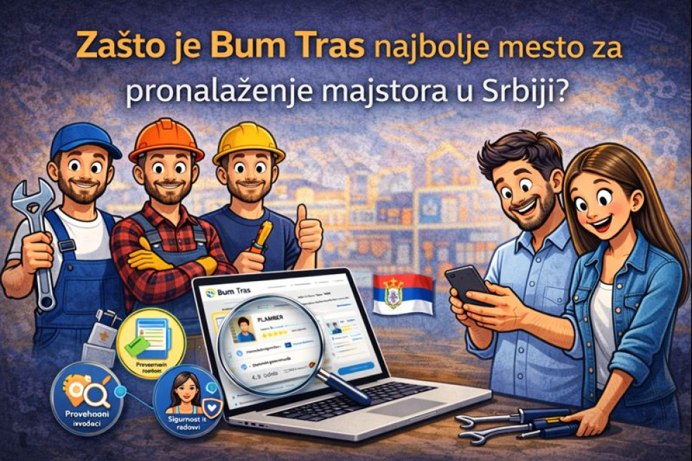 Zašto je Bum Tras najbolje mesto za pronalaženje majstora u Srbiji