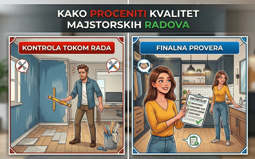 Kako proceniti kvalitet majstorskih radova