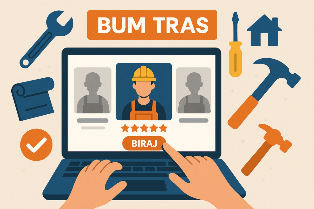 Kako pravilno izabrati majstora preko platforme Bum Tras?